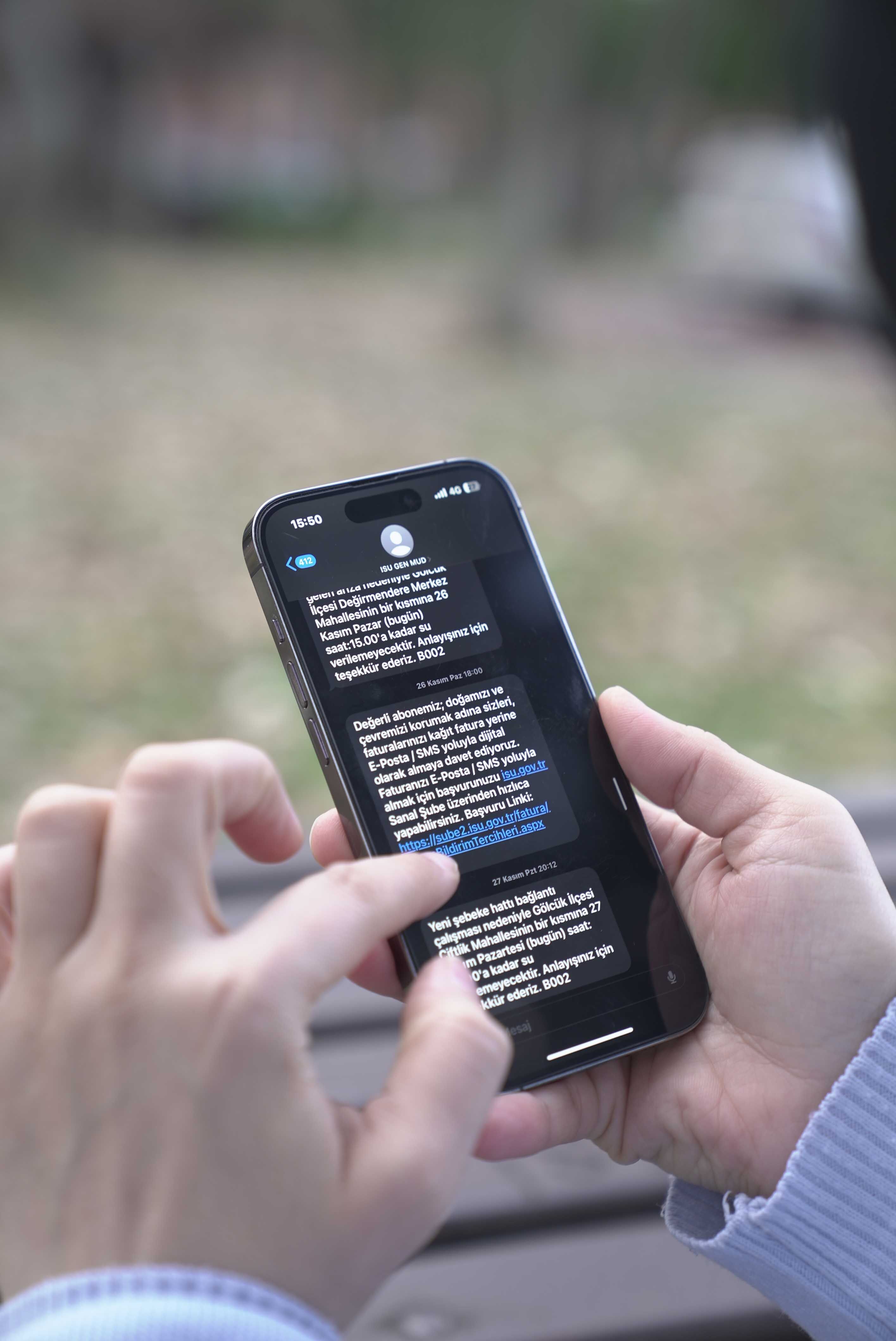 İsu’dan Abonelere Kolaylik Ücretsi̇z Sms İle Doğa Dostu Di̇ji̇tal Faturaya Geçi̇ş (4)