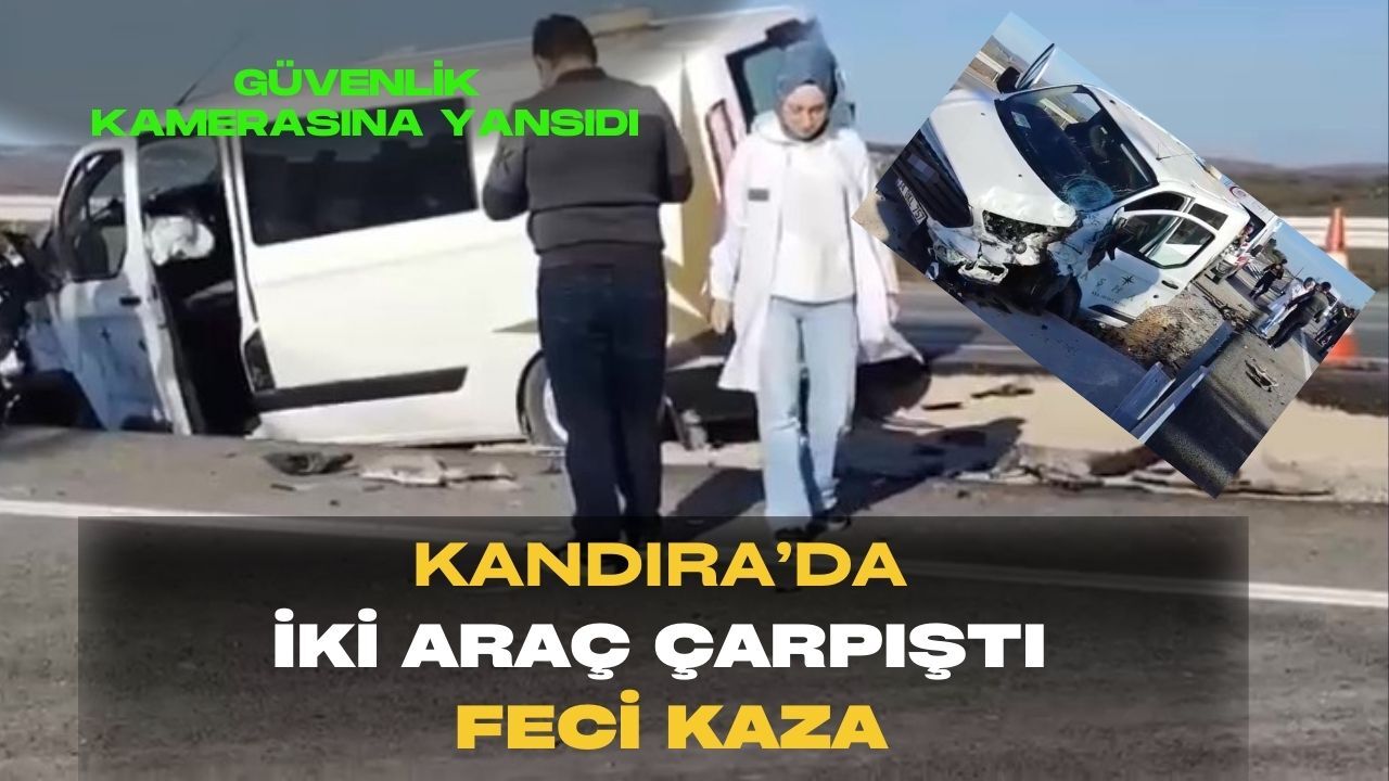 Kandıra’da Feci Kaza İki Araç Çarpıştı, Sürücüler Yaralandı