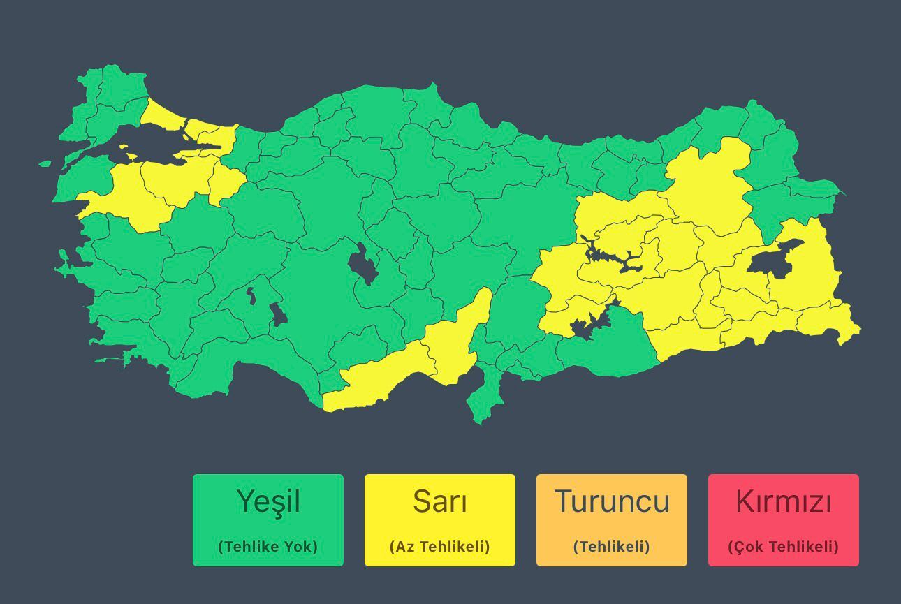 Marmara Kuvvetli Saganak Istanbul Kocaeli Bursa