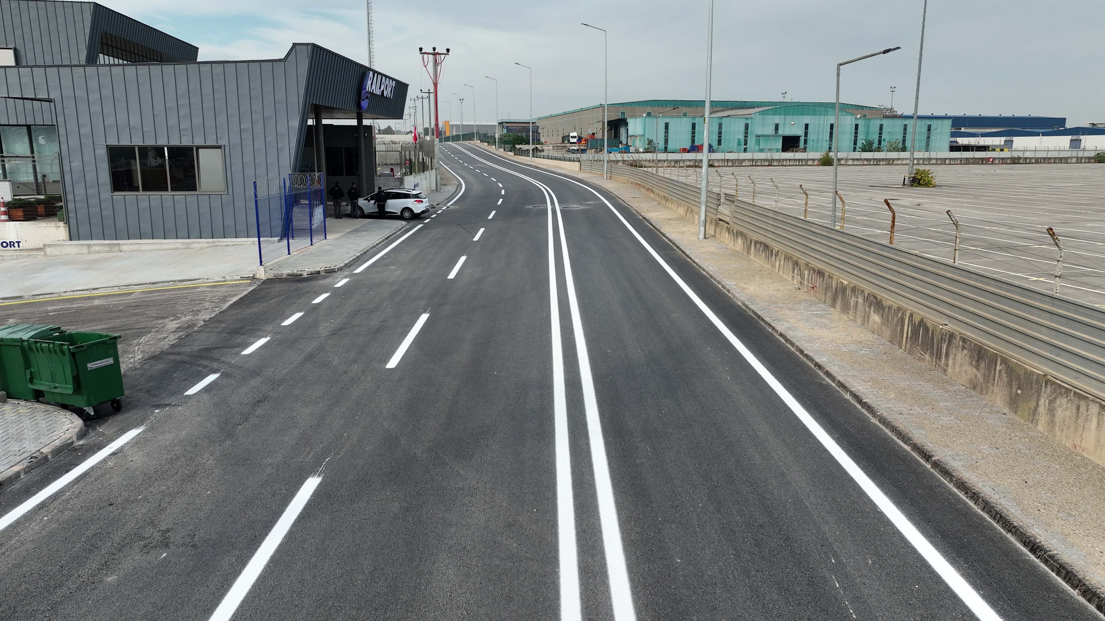 Railport'ta Asfalt Ve Yol Çizgileri Tamamlandı (2)