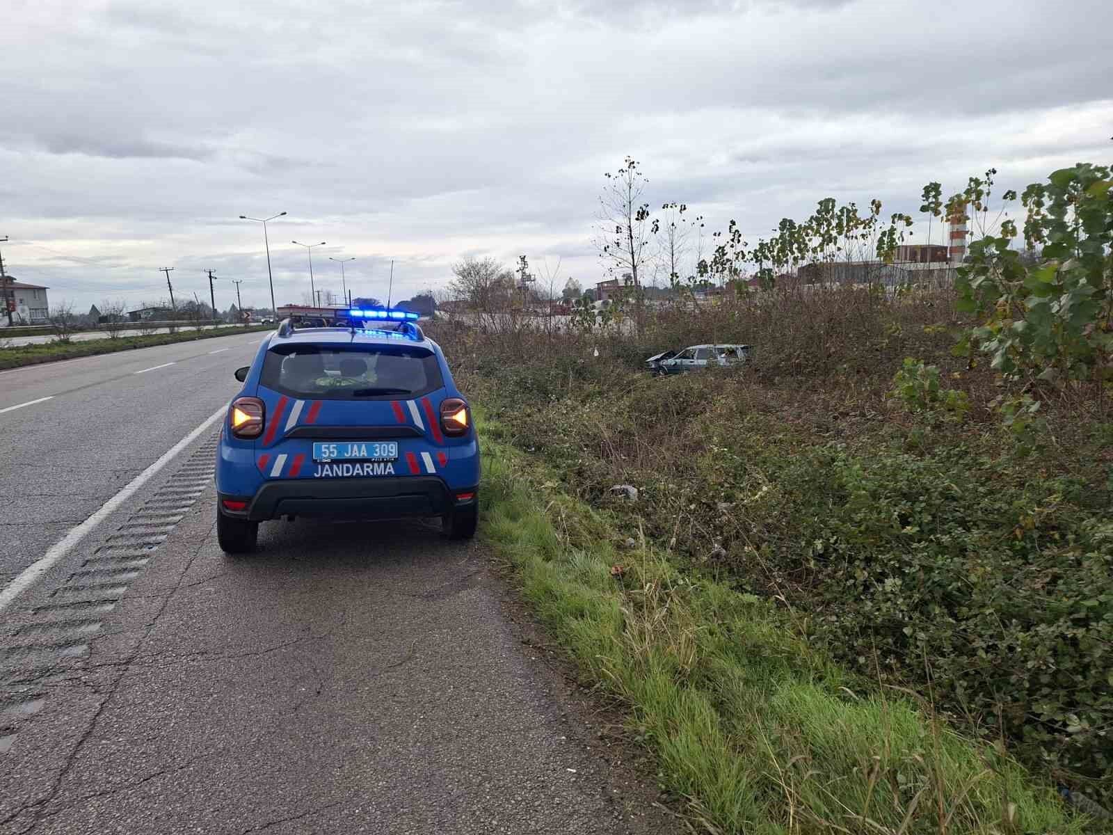 Samsun’da Trafik Kazası 4 Yaralı 2
