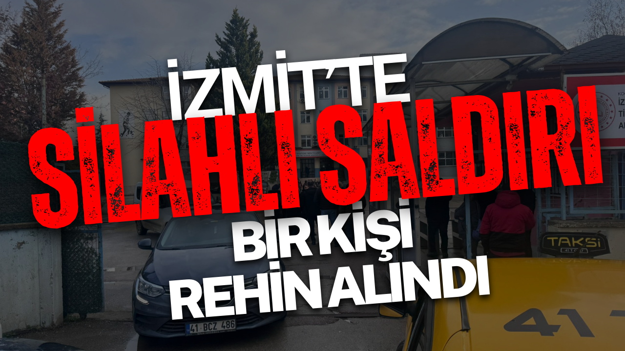 Son Daki̇ka İzmit'te Okulda Silahlı Saldırı Bir Kişi Rehin Alındı 2