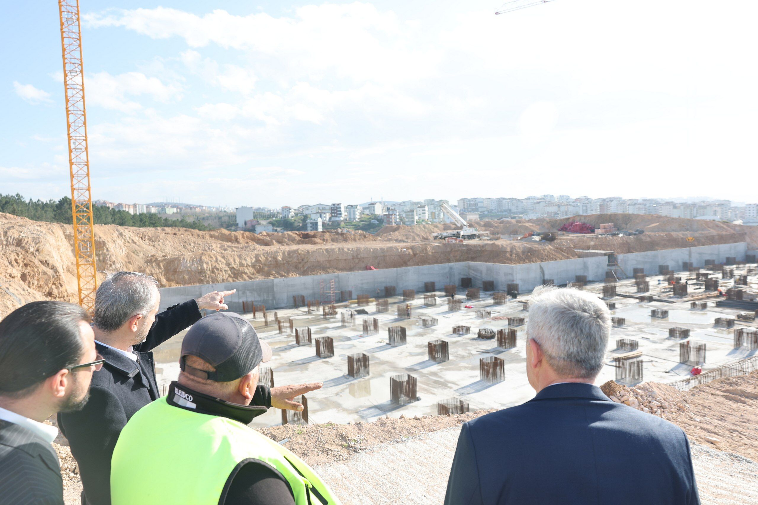 Başkan Çiftçi, Çayırova Devlet Hastanesi Şantiyesinde İncelemelerde Bulundu-2