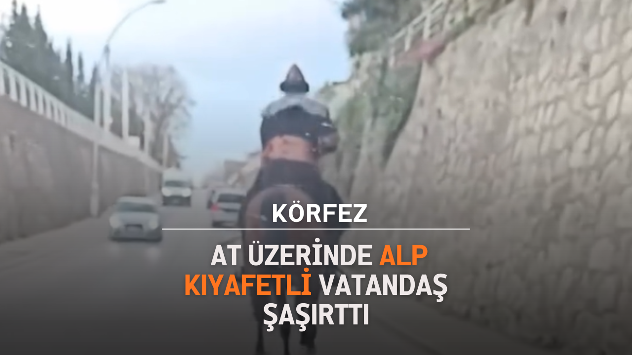 At Üzerinde Alp Kıyafetli Vatandaş Şaşırttı Kocaeli Tv