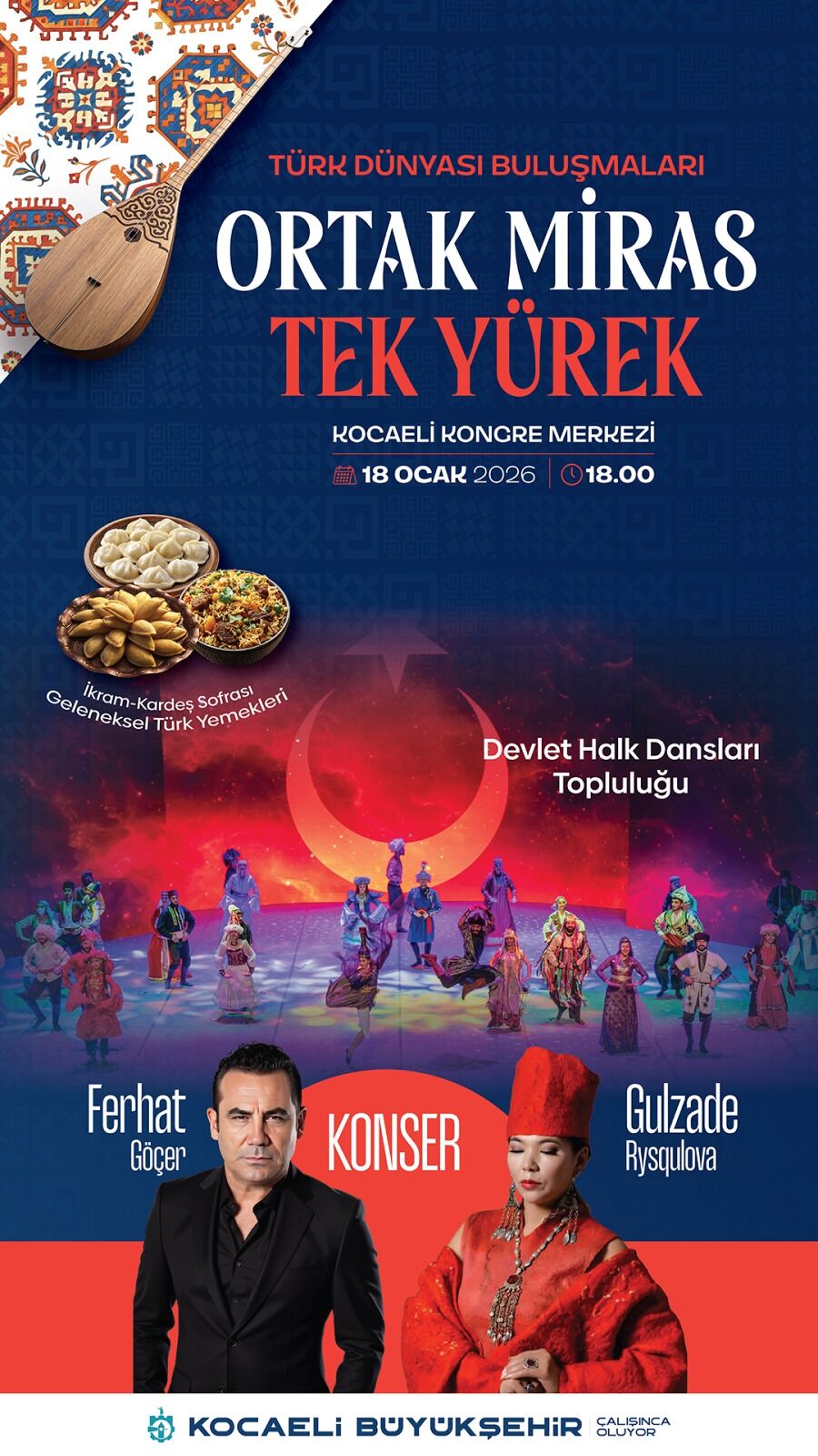 Büyükşehir'den Ortak Miras Tek Yürek Kültür Etkinliği