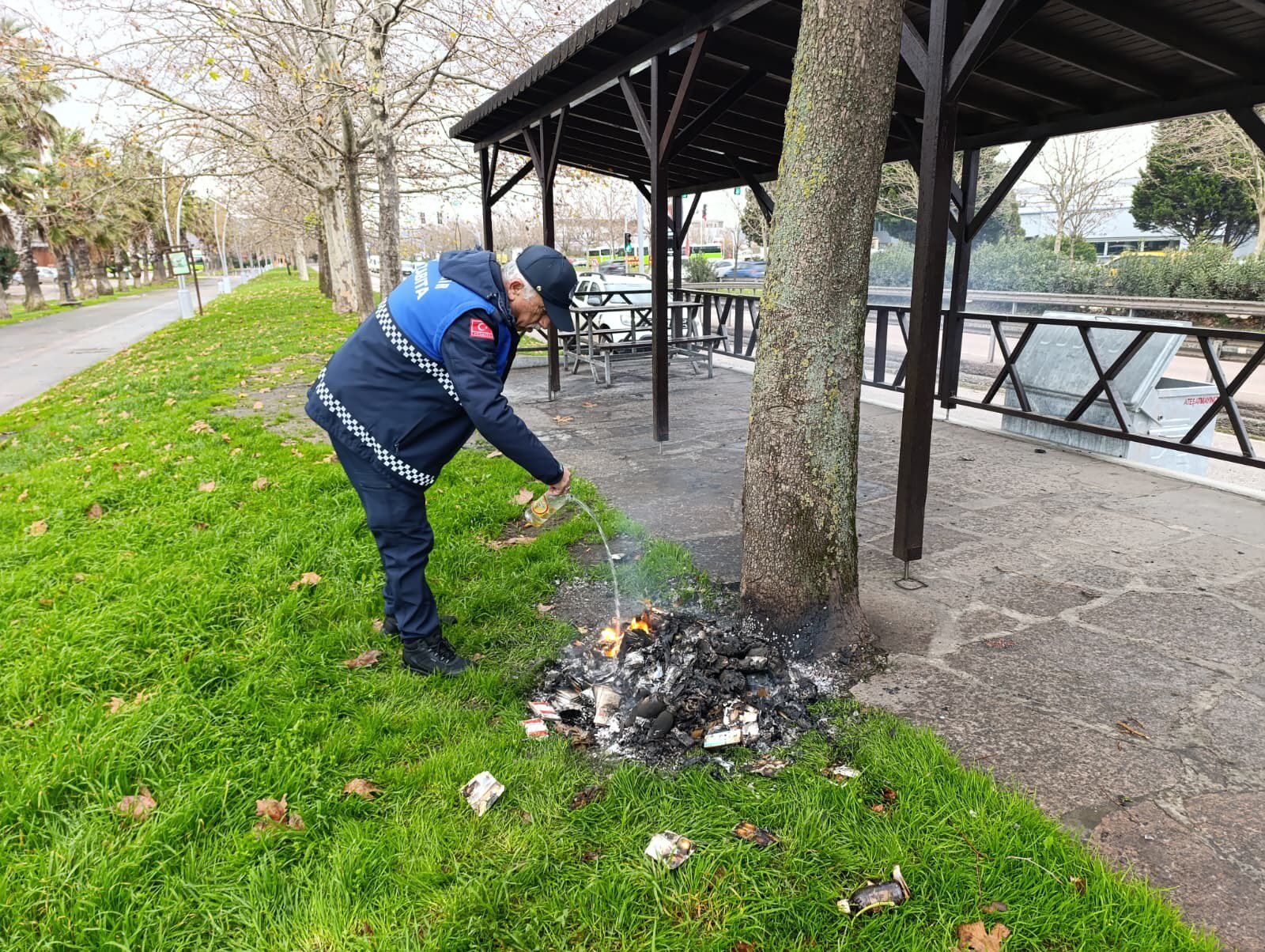İzmit Kuş Cenneti’nde Olası Yangın Zabıta Tarafından Önledi 2