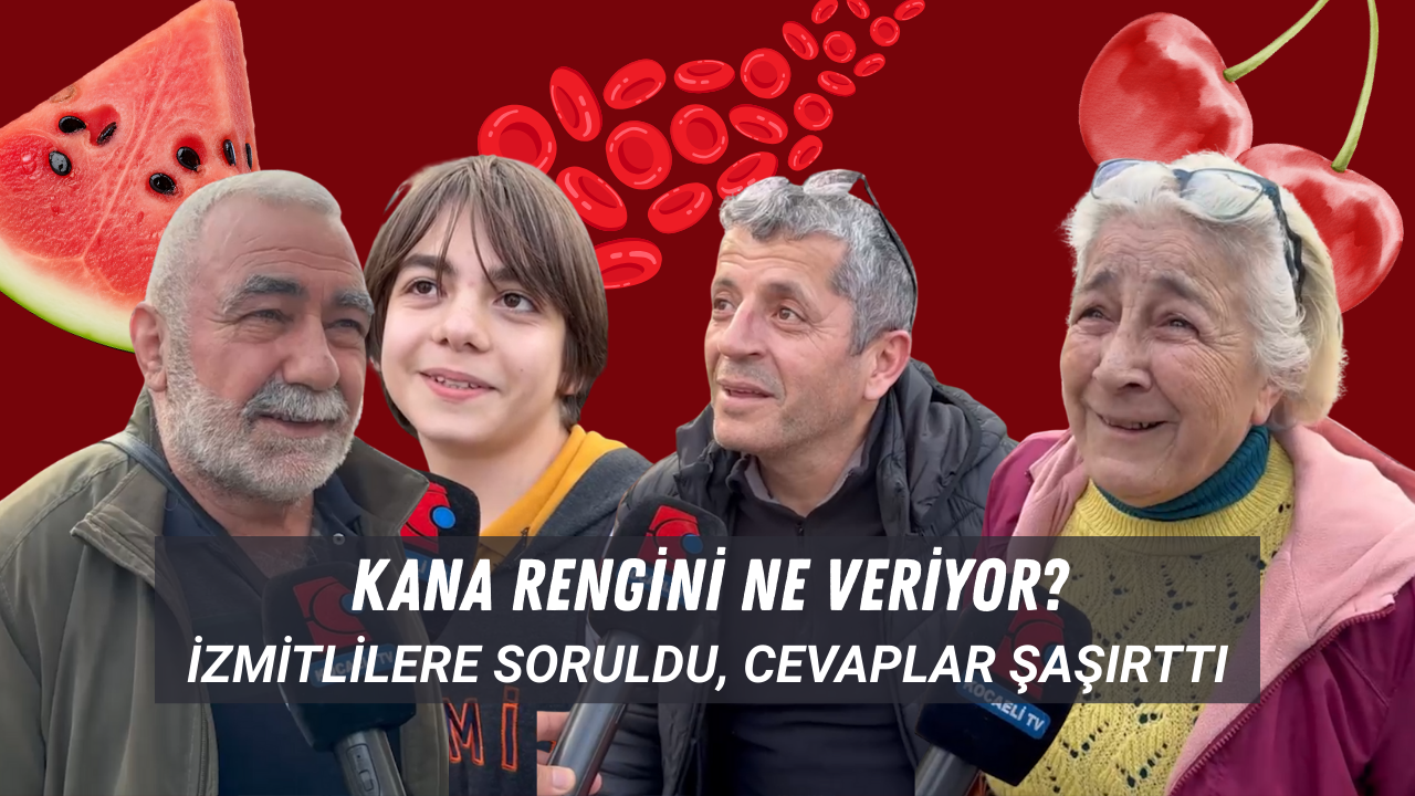 Kana Rengi̇ni̇ Ne Veri̇yor İzmi̇tli̇lere Soruldu, Cevaplar Şaşirtti