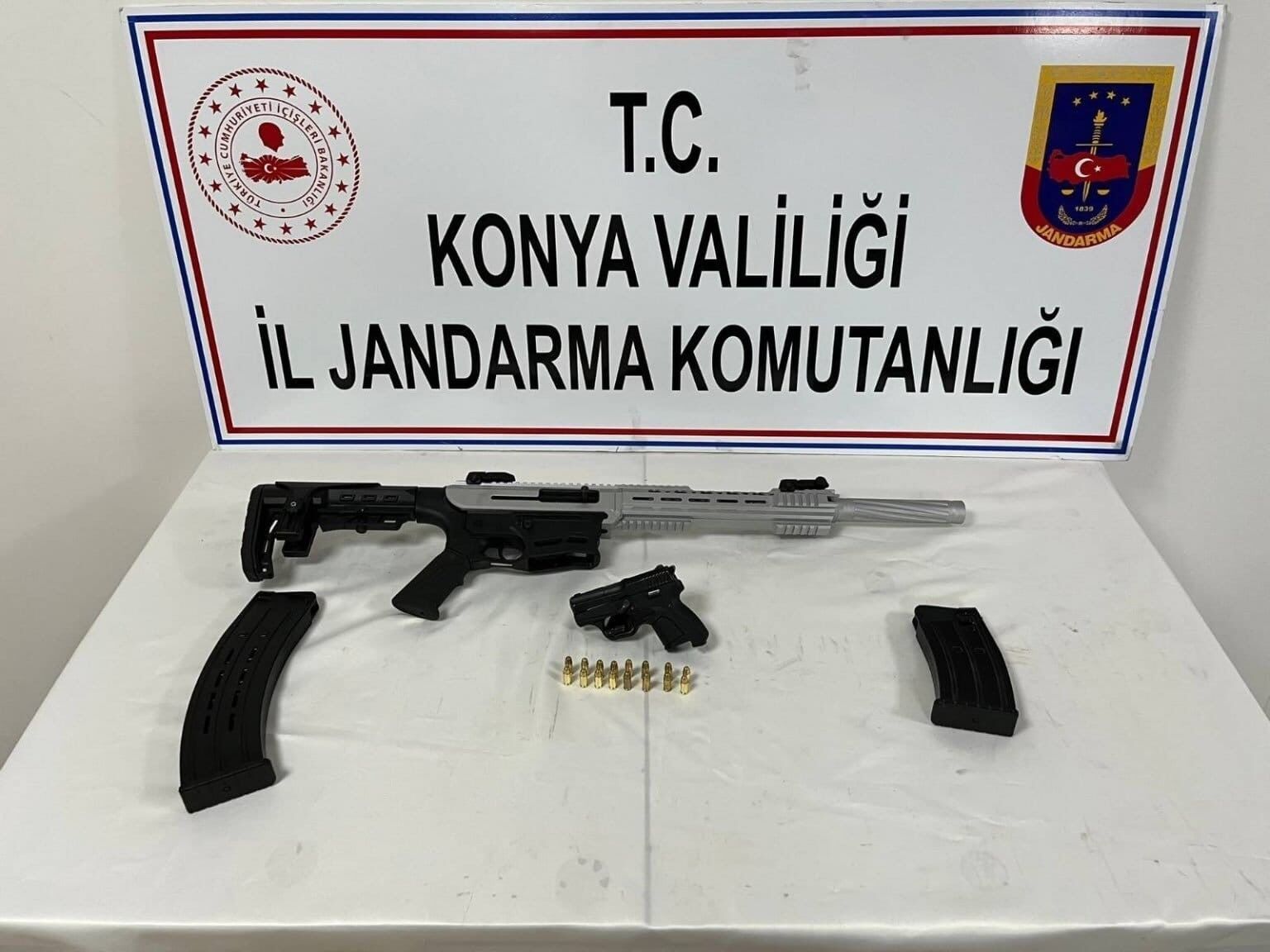 Konya’da Silah Operasyonu 2 Tutuklama 2