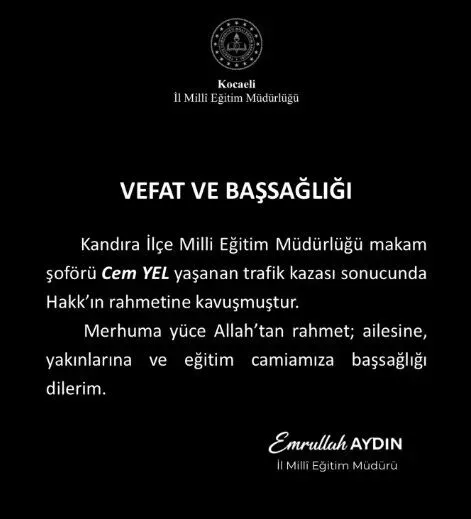 Kandıra’daki kazada hayatını kaybeden sürücünün kimliği netleşti-1