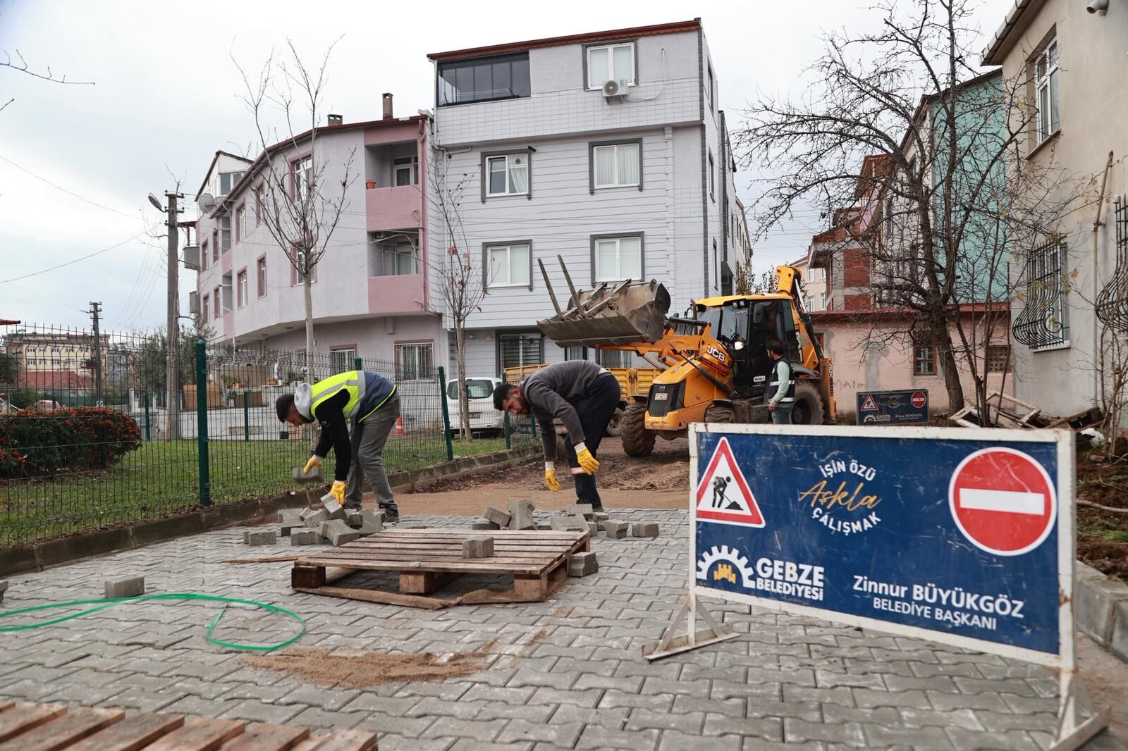 Gebze İstasyon Mahallesi’nde Parke Serimi Tamamlandı-1