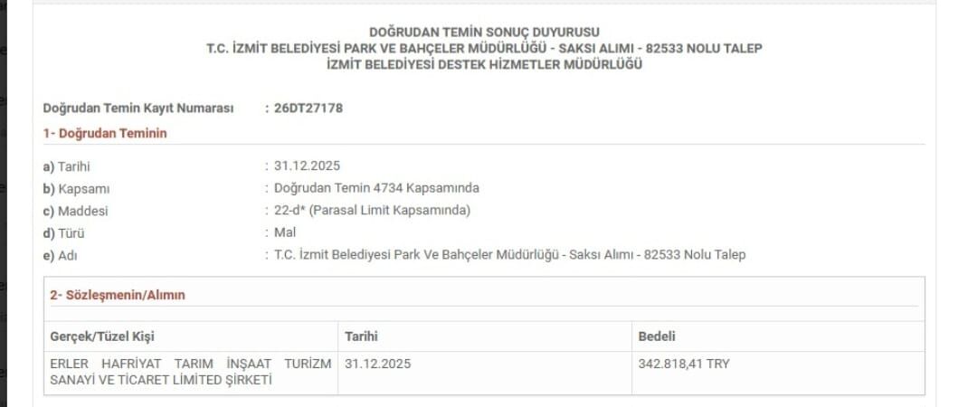 İzmit’te Van’dan saksı alımı tartışması: AK Partili Çalışkan “Alın size belge” diyerek yüklendi-1