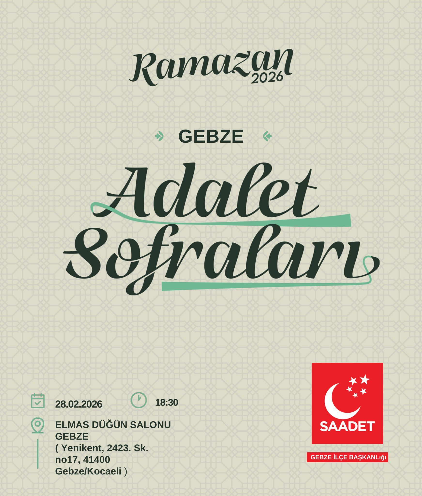 Davetiye Iftar