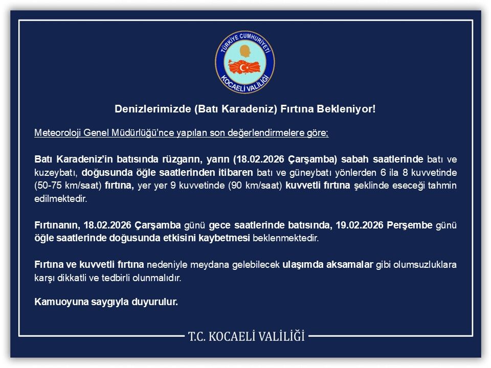 Fırtına Duyuru