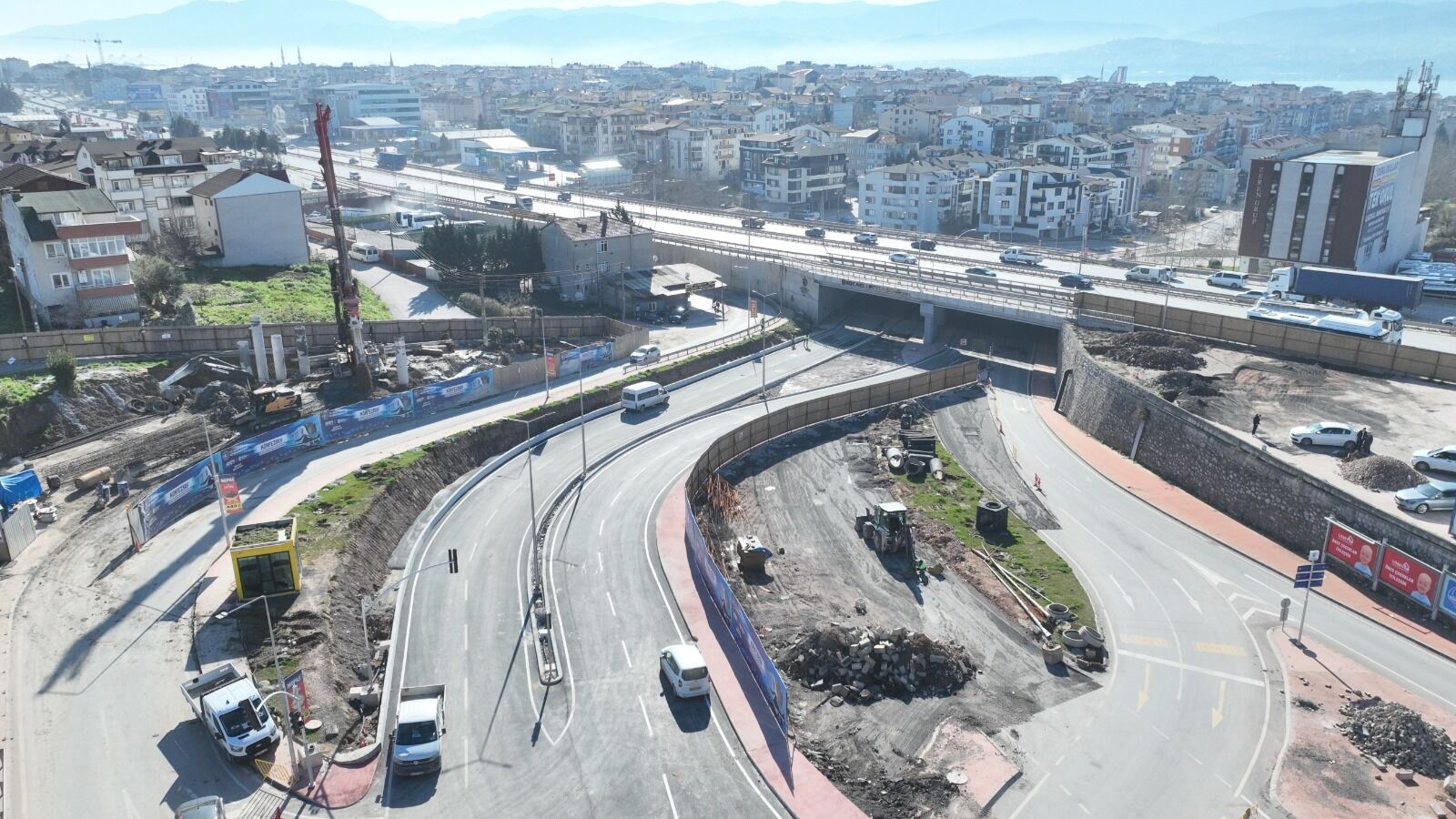 Kaşkaldere Bağlantı Yolu Trafiğe Açıldı (4)