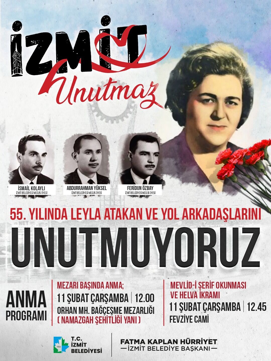 Leyla Atakan Vefatının 55. Yılında Anılacak