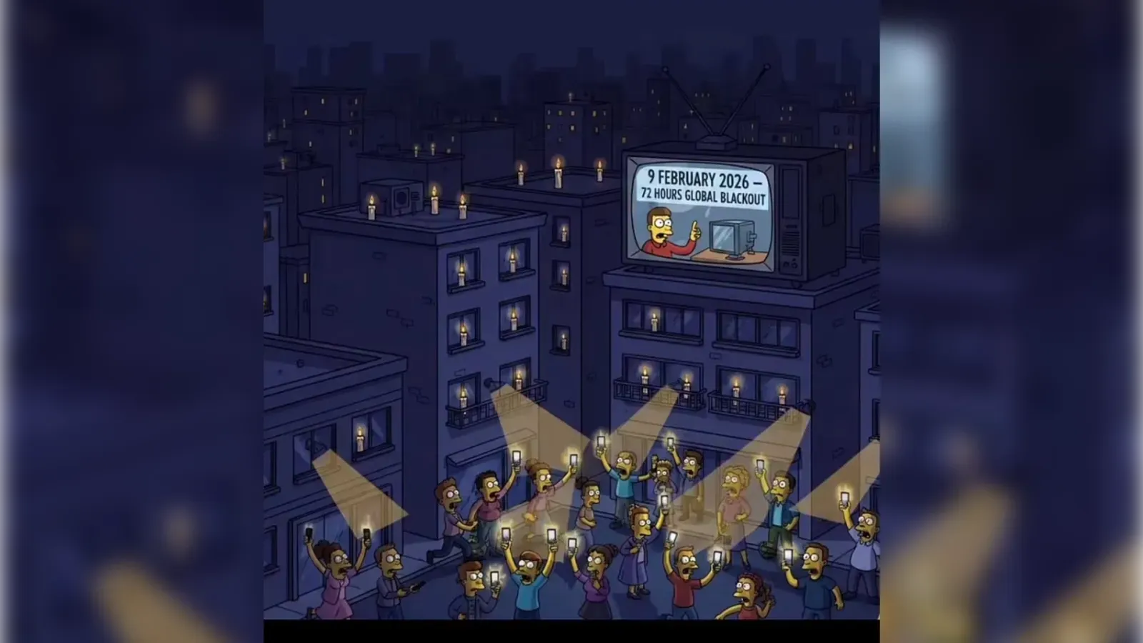Simpsonlar’da “Küresel Elektrik Kesintisi” İddiası Sosyal Medyada Gündem Oldu_KocaeliTv