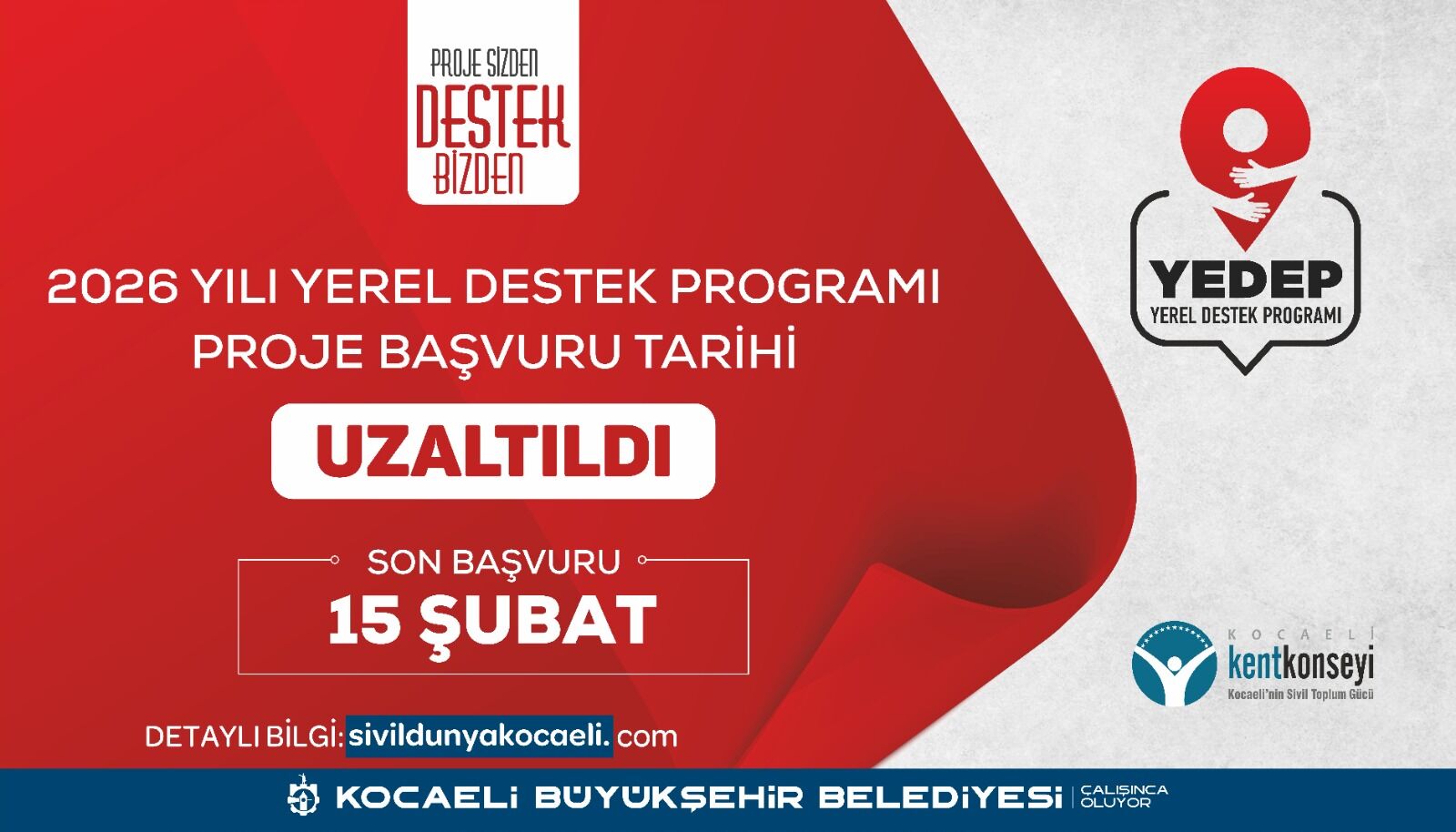 Yedep 2026'Da Başvuru Süresi 15 Şubat'a Uzatıldı