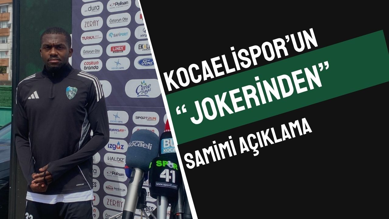 K O C A E L İ S P O R U N J O K E R İ