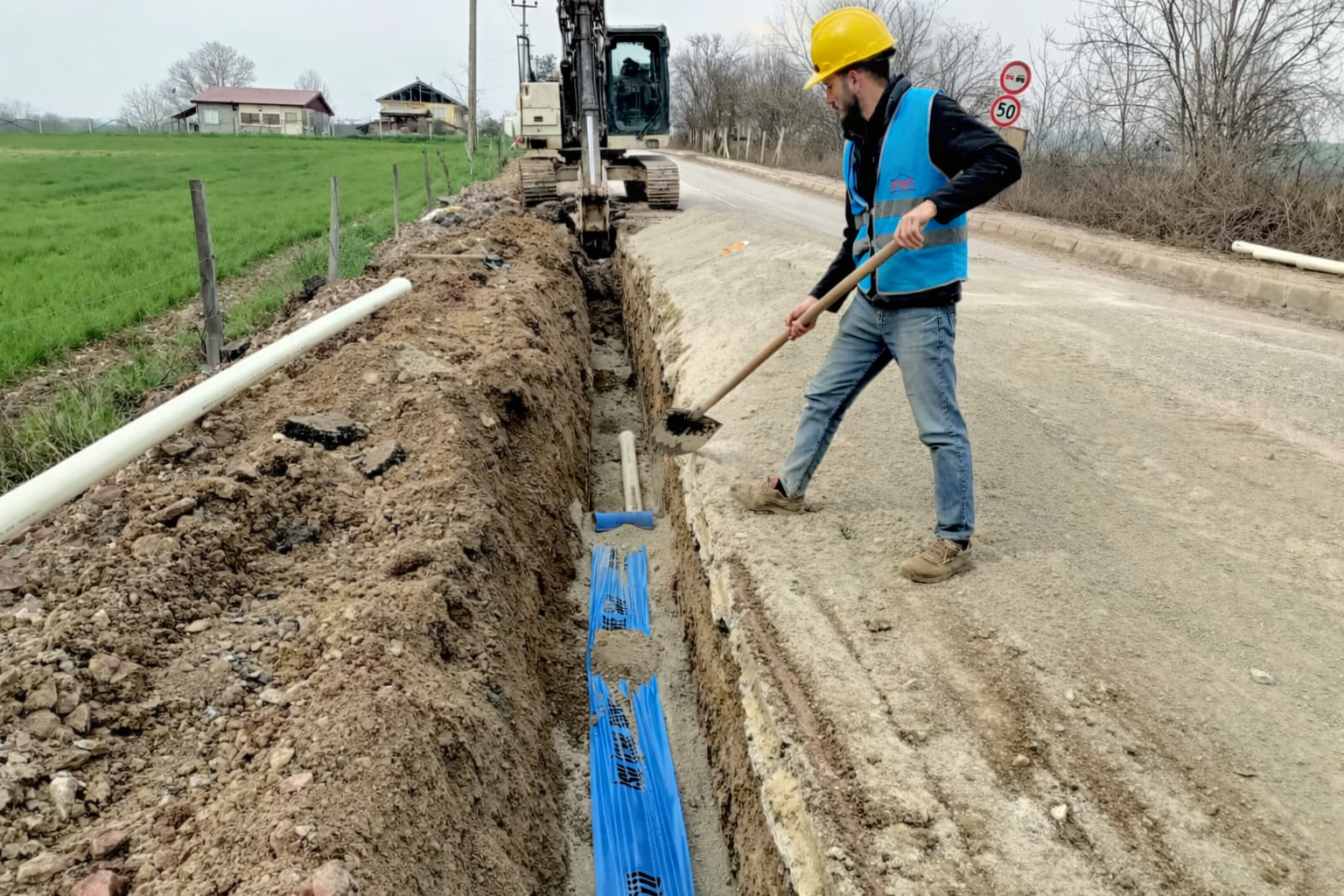 İsu’dan Kandira’ya 35 Km’yi̇ Aşan Yeni̇ Altyapi Hamlesi̇ (2)