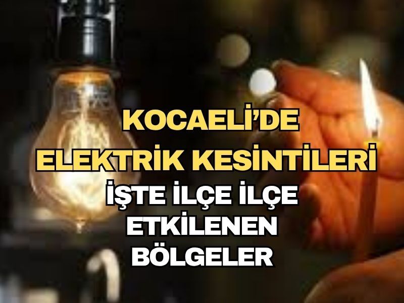 SEDAŞ'tan Kocaeli Genelinde Dev Elektrik Kesintisi: 11 Haziran 2026