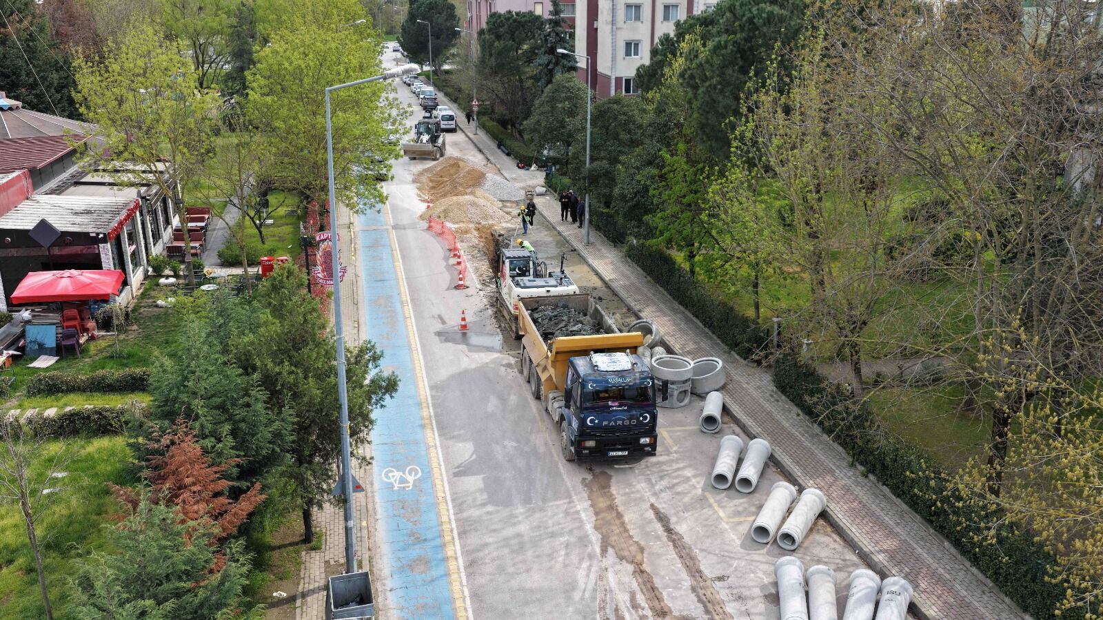 Yahya Kaptan’a 940 Metreli̇k Yeni̇ Yağmursuyu Hatti (2)