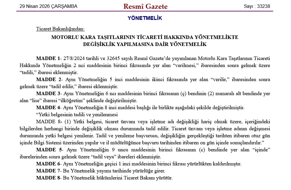 Yeterlilik Belgesi