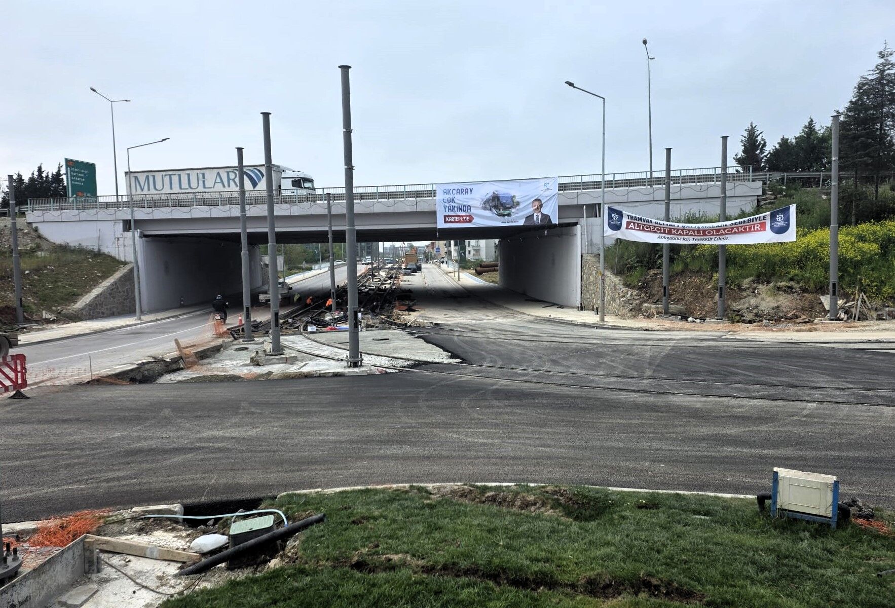 Vatan Caddesi Kavşağında Çalışmalar Tamam (3)