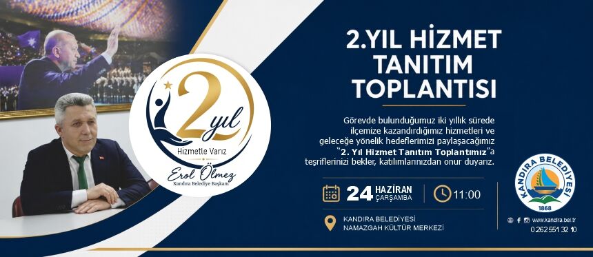 2.Yıl Hizmet Tanıtım Topantısı Davet