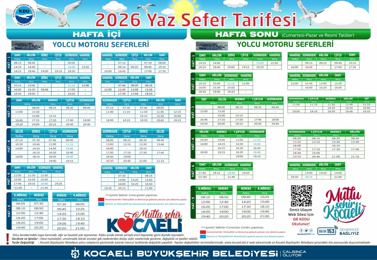 Deniz Ulaşımında Yaz Seferleri Başlıyor (3)