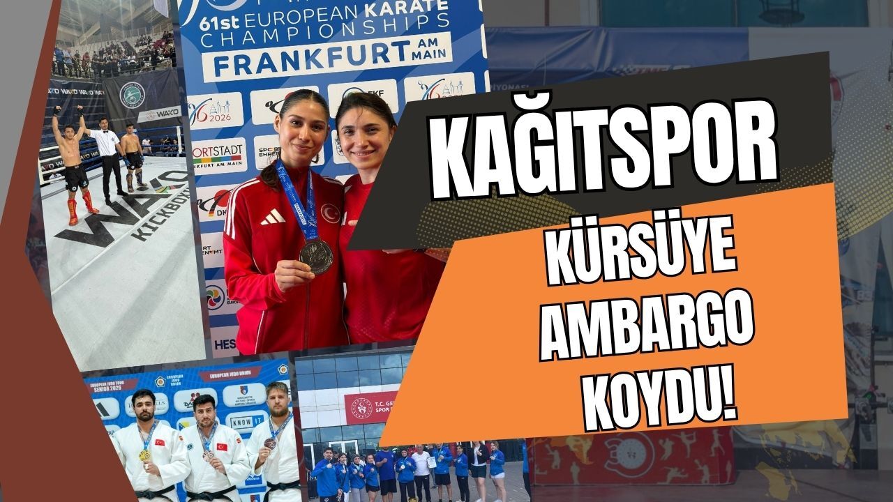 Kocaeli Kağıtspor Durdurulamıyor! Dünyayı Sallayan Mavi-Beyazlılar Kürsüye Ambargo Koydu