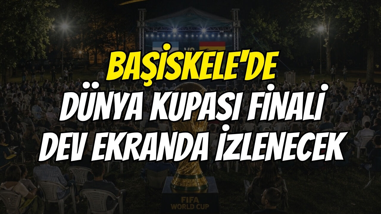 Başiskele'de Dünya Kupası Finali Dev Ekranda İzlenecek