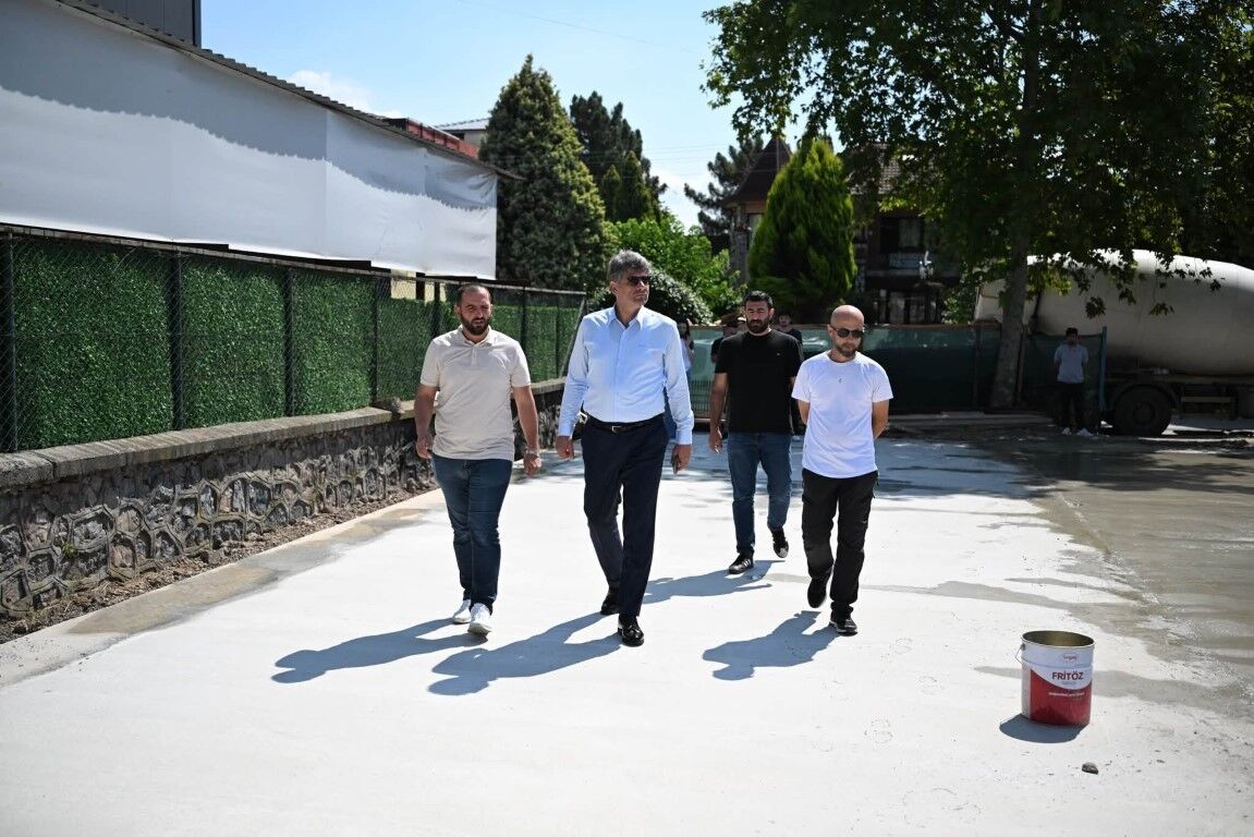 Başkan Kocaman Spor Yatırımlarını Yerinde İnceledi (3)