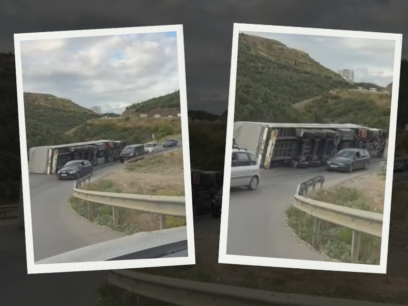 Gebze De Tir Devri̇ldi̇