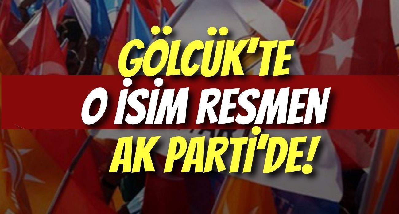 Gölcük’te Dengeleri Değiştirecek Transfer: O İsim Resmen AK Parti’de