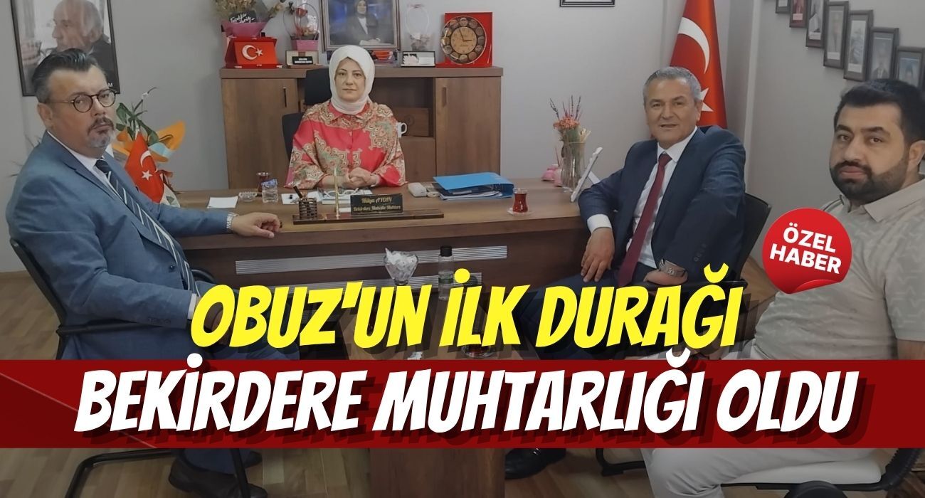 Obuz'un İlk Durağı İzmit Bekirdere Muhtarlığı Oldu