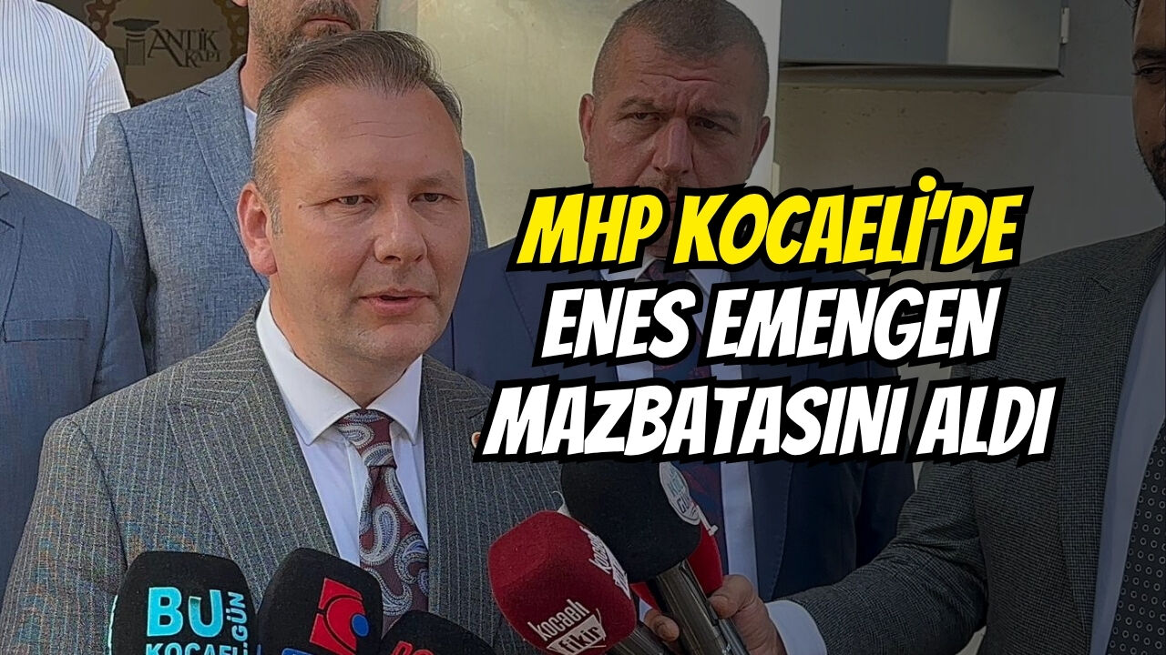 Mhp Kocaeli̇’de Enes Emengen Mazbatasini Aldi