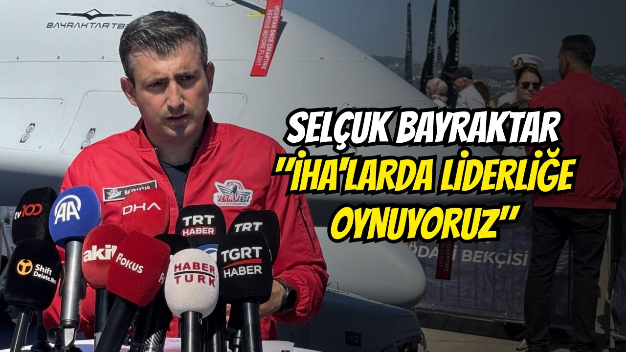 Selçuk Bayraktar İha'larda Li̇derli̇ğe Oynuyoruz