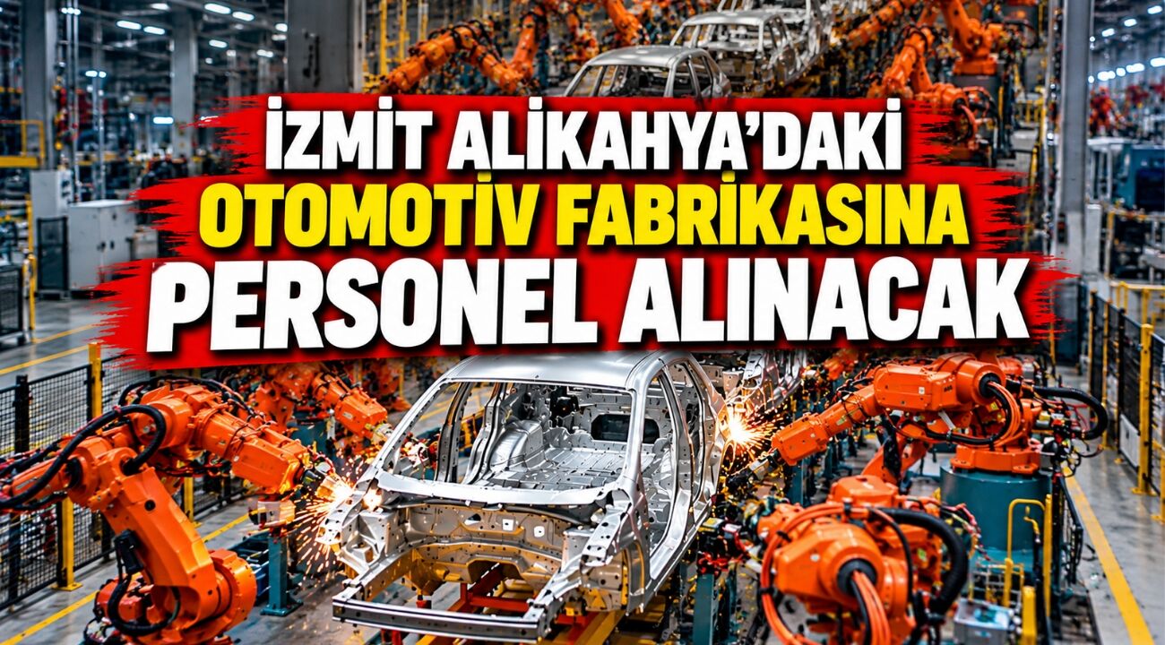 İzmit Alikahya’daki otomotiv fabrikasına personel alınacak