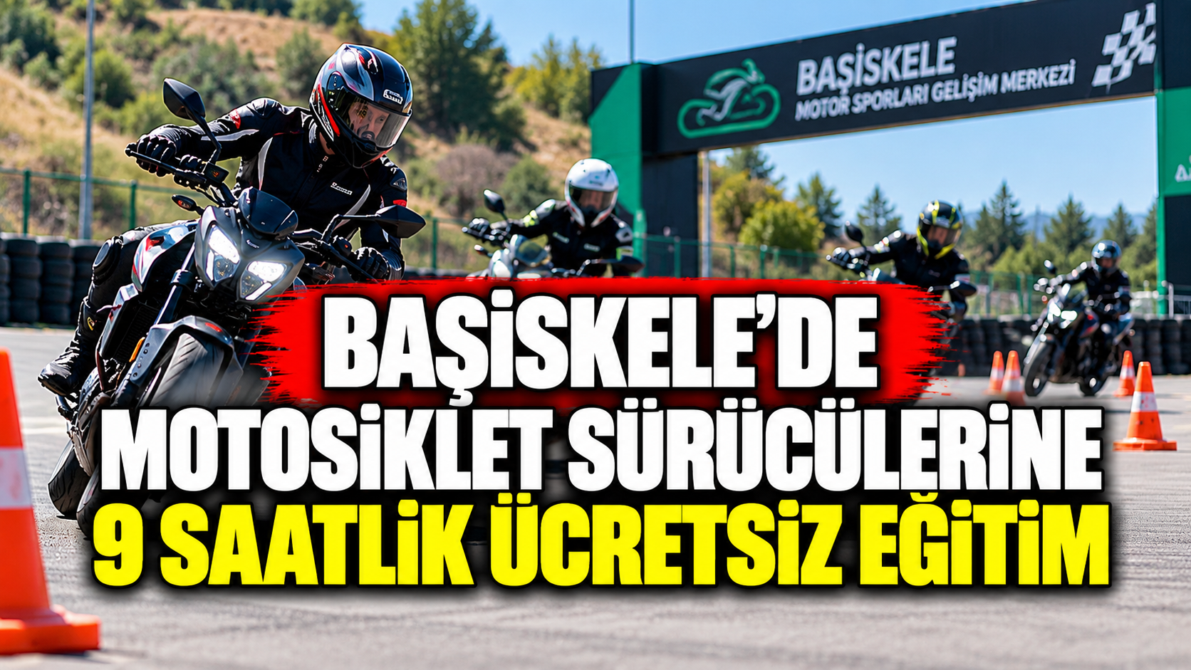 Başiskele’de motosiklet sürücülerine 9 saatlik ücretsiz eğitim