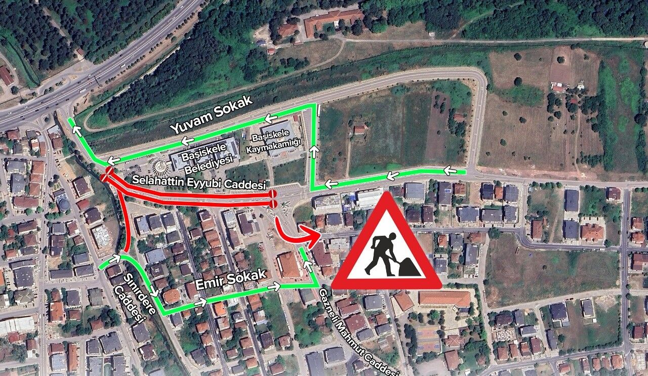 Başiskele’de Sürücülere Uyarı: Selahattin Eyyubi Caddesi 4 Gün Trafiğe Kapalı