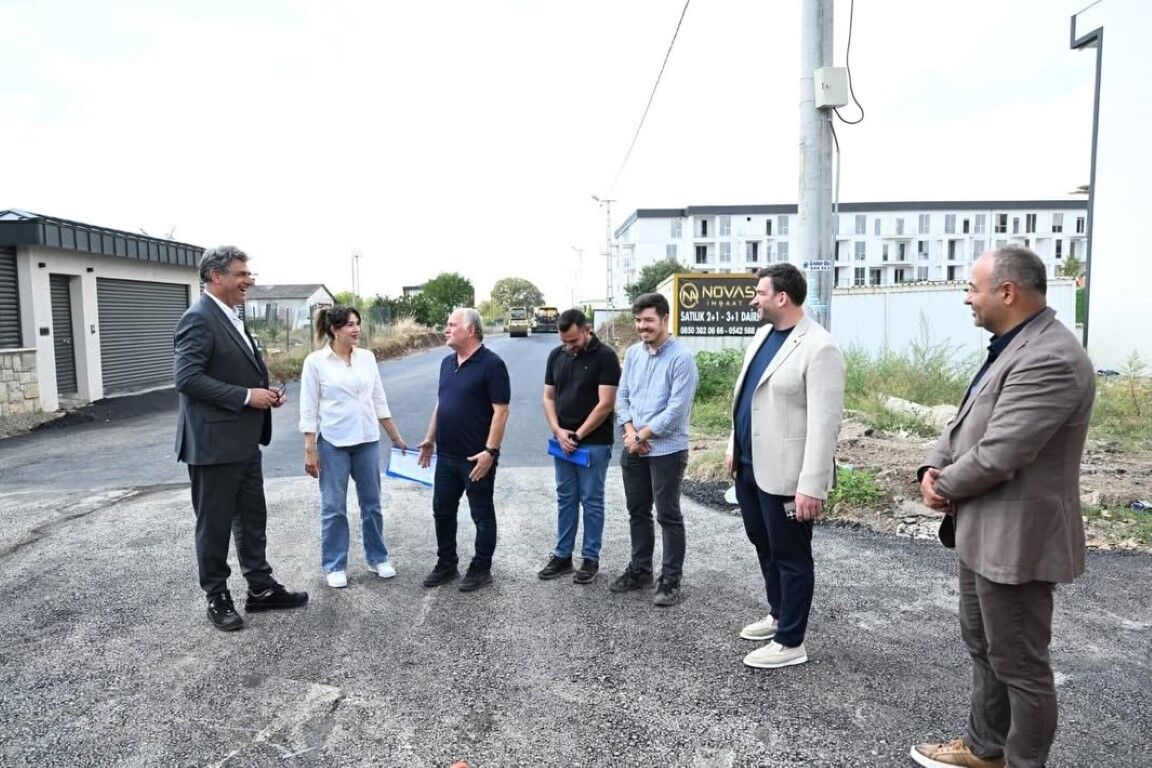 Başkan Kocaman Asfalt Çalışmalarını Yerinde İnceledi (3)