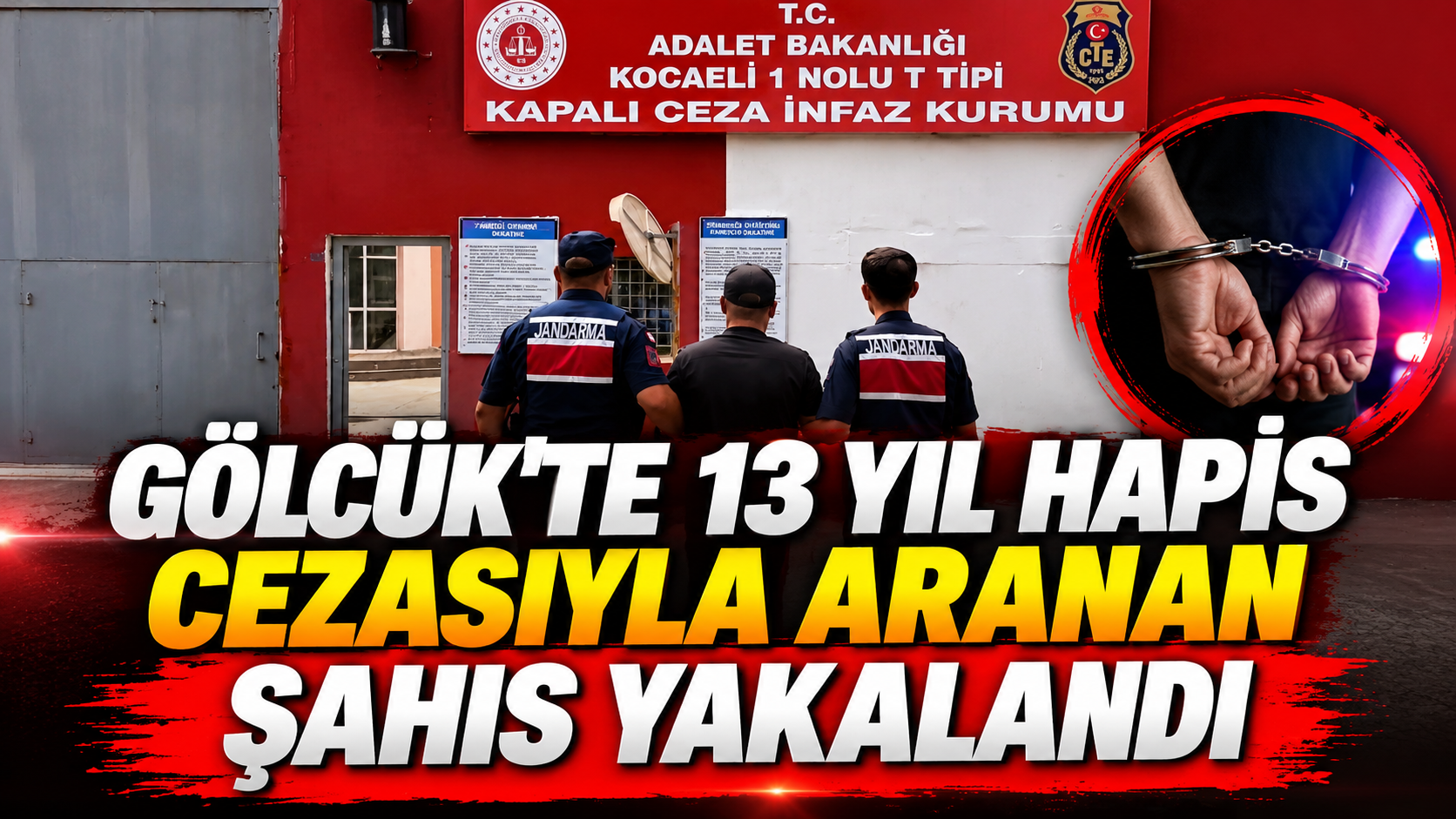 Gölcük’te 13 yıl hapis cezasıyla aranan şahıs yakalandı
