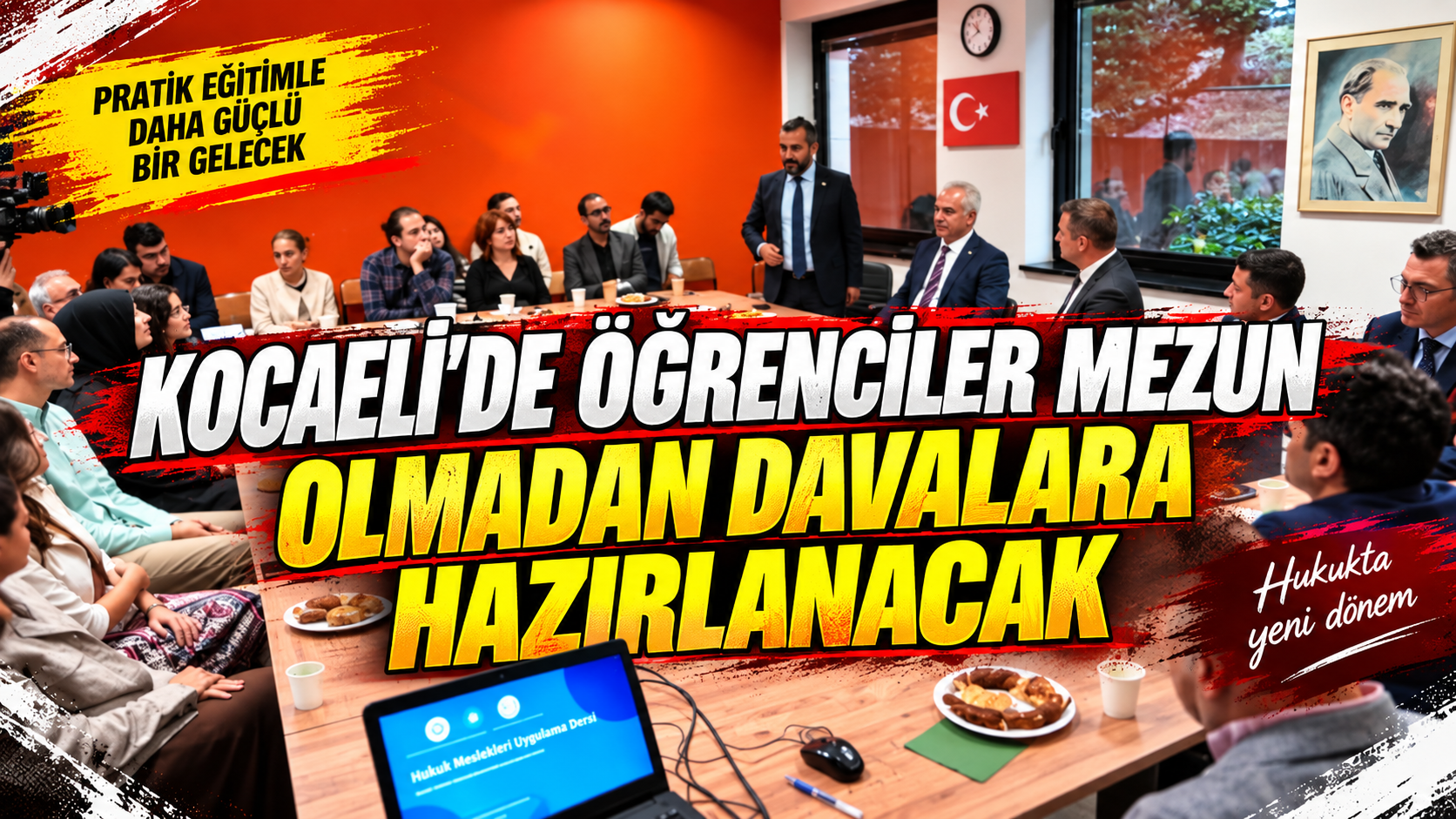 Kocaeli’de öğrenciler mezun olmadan davalara hazırlanacak