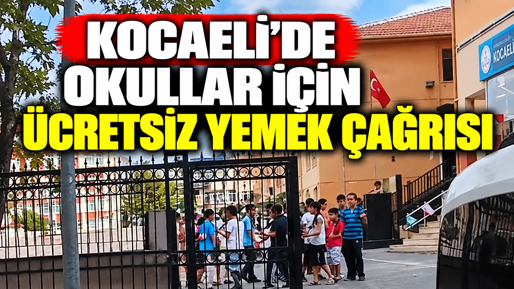 Kocaeli’de Okullar İçin Ücretsiz Yemek Çağrısı
