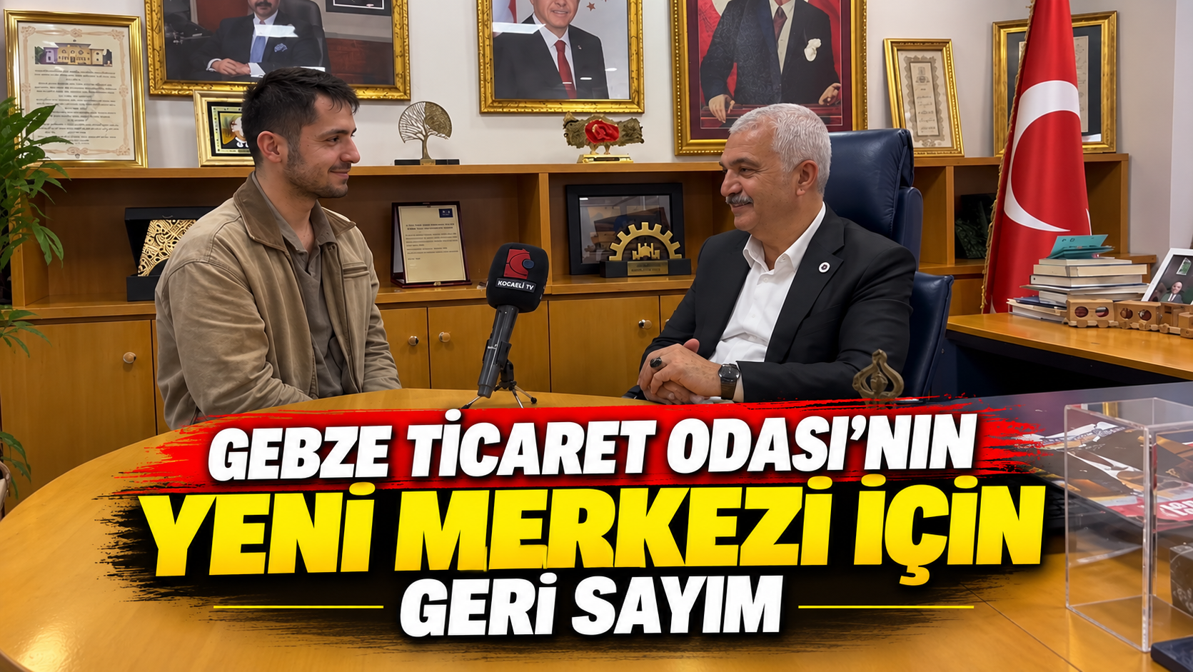 Gebze Ticaret Odası’nın yeni merkezi için geri sayım: Başkan Aslantaş Kocaeli TV mikrofonuna konuştu