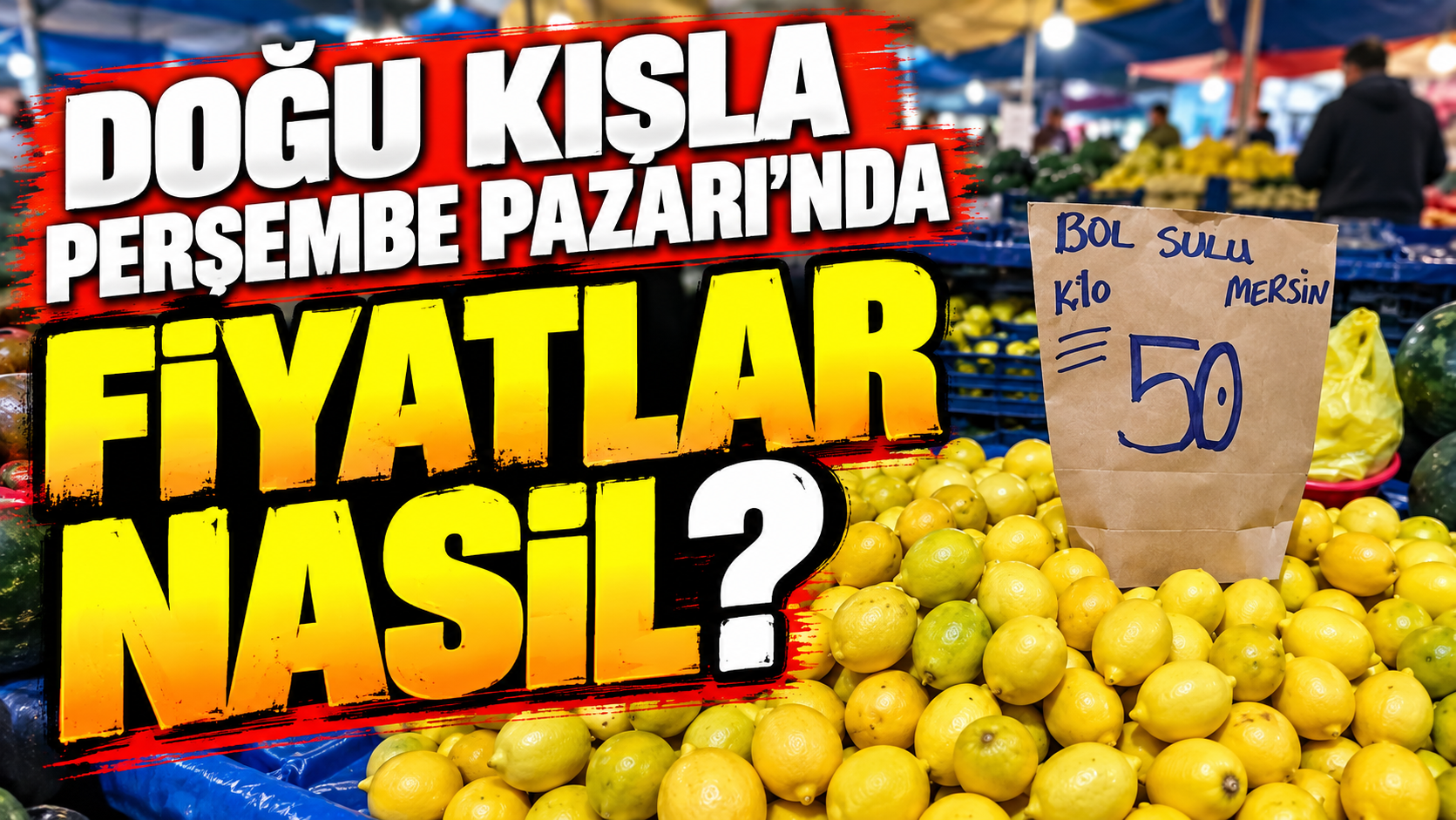 Doğu Kışla Perşembe Pazarı’nda fiyatlar nasıl? Sarımsak 300 TL’ye çıktı