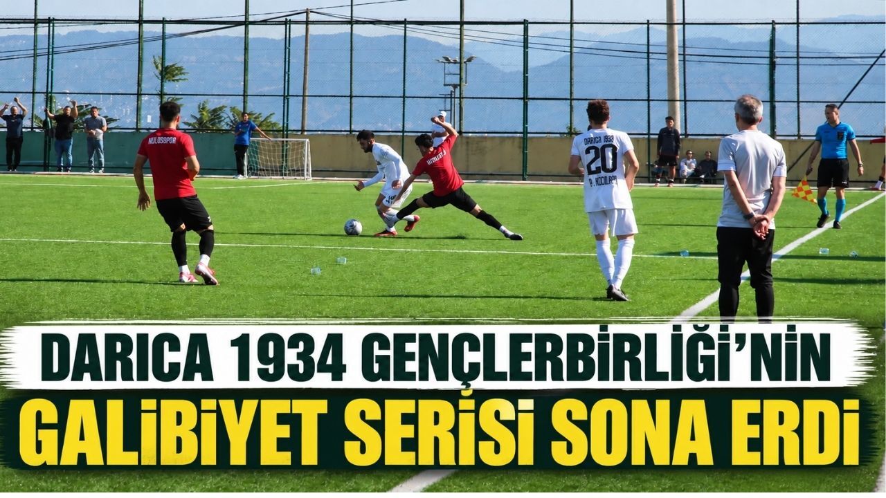 Darıca 1934 Gençlerbirliği’nin galibiyet serisi sona erdi