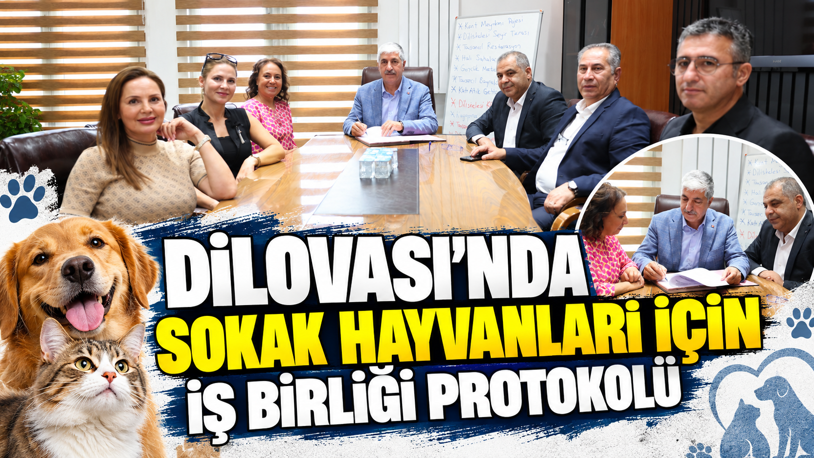 Dilovası’nda sokak hayvanları için iş birliği protokolü