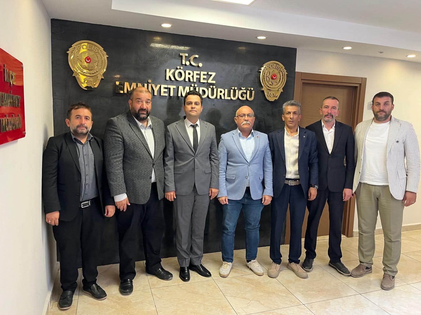 MHP Körfez İlçe Teşkilatından Emniyet Müdürü Söğüt’e Hayırlı Olsun Ziyareti