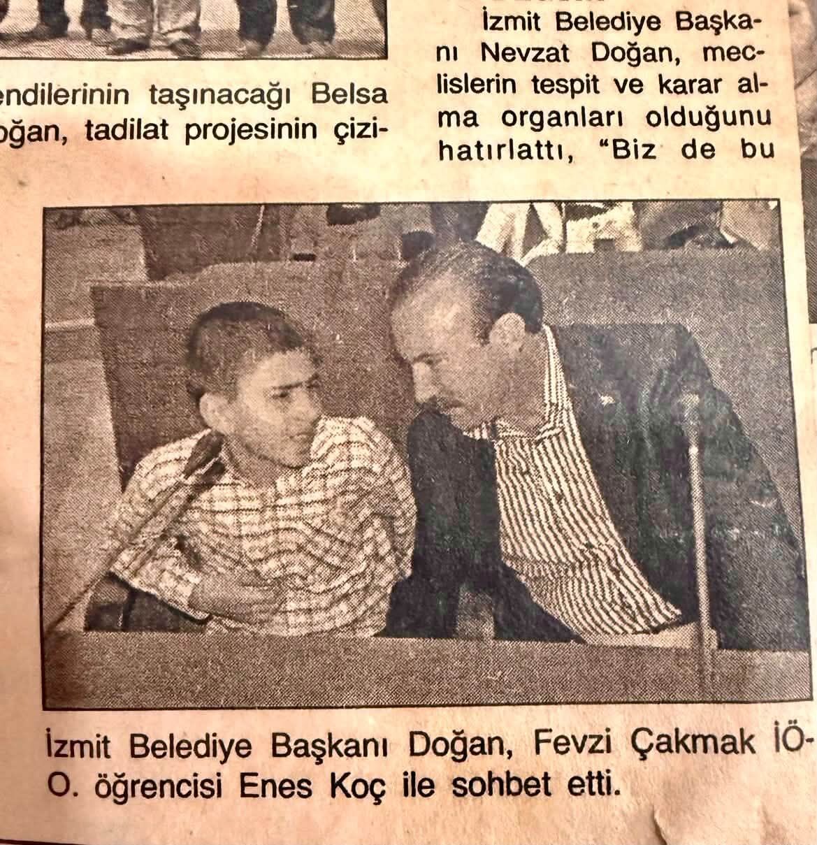 İzmit’te yıllar sonra aynı karede: Öğrenciydi, meslektaşı oldu